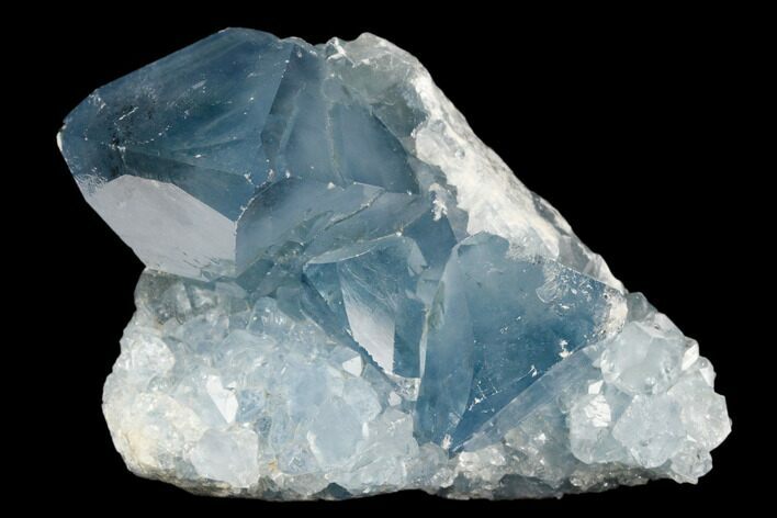 Sparkly Celestine (Celestite) Crystal Cluster - Madagascar #184378